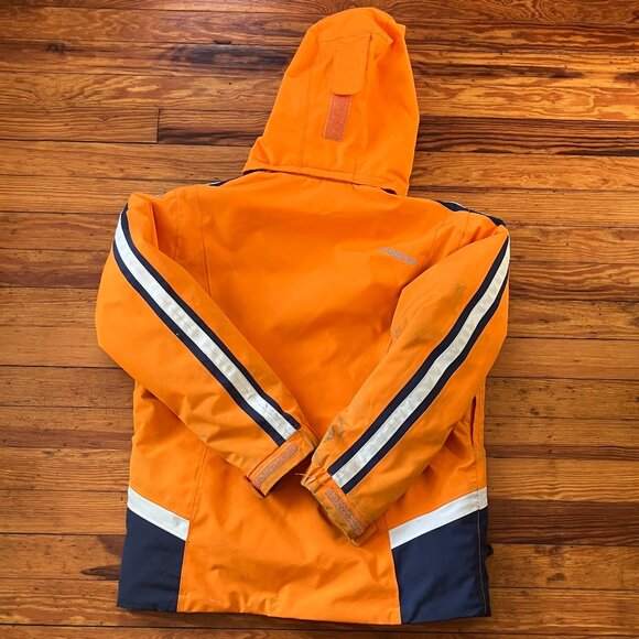 Karbon Ski Snowboard Jacket Boy Size 14 Edmund High Performance Insulated Orange - Picture 3 of 14